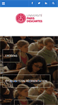 Mobile Screenshot of orientationactive.parisdescartes.fr