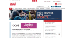 Desktop Screenshot of droit.parisdescartes.fr