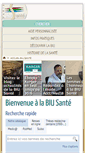 Mobile Screenshot of biusante.parisdescartes.fr