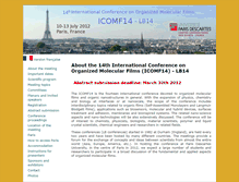 Tablet Screenshot of icomf14.parisdescartes.fr