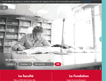 Tablet Screenshot of medecine.parisdescartes.fr