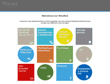 Tablet Screenshot of moodle2.parisdescartes.fr